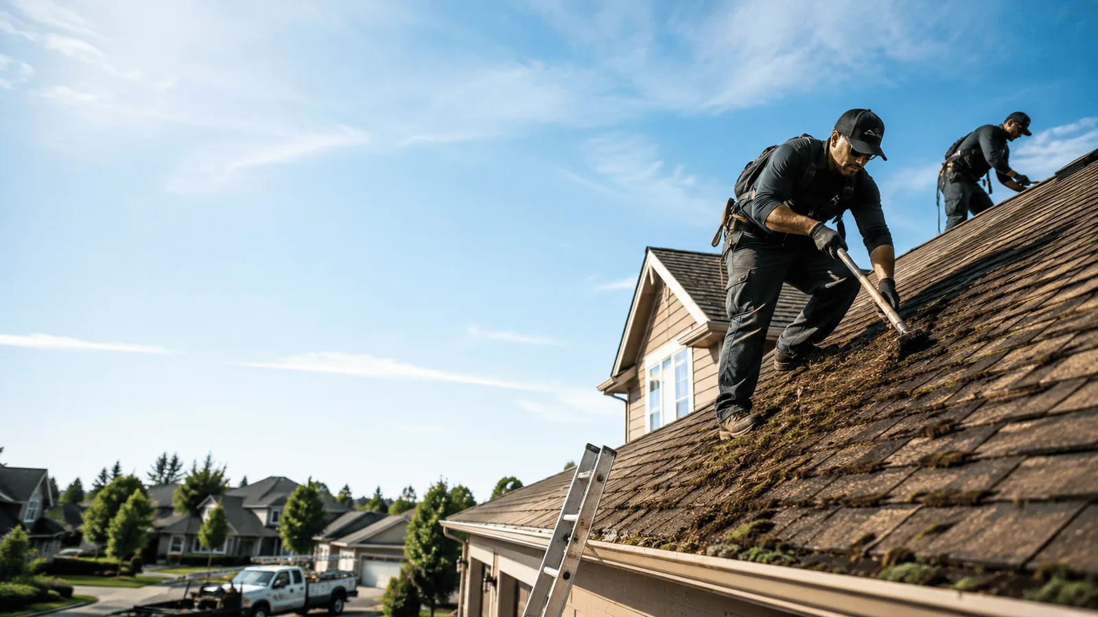 Roof Moss Removal in Pawnee, IL near me